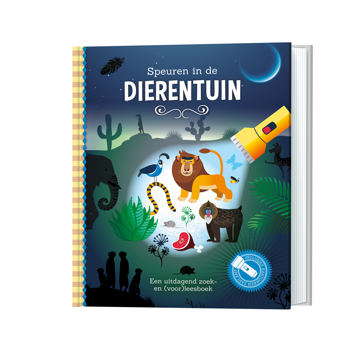9789461889560_1 Zaklampboek speuren in de dierentuin